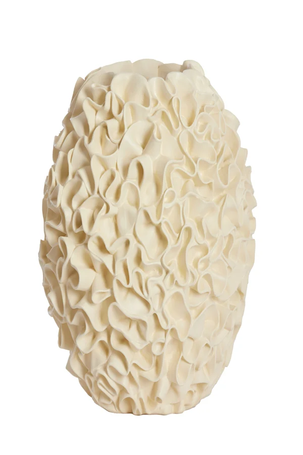 Vase deco 26x39,5 cm AGELLO cream