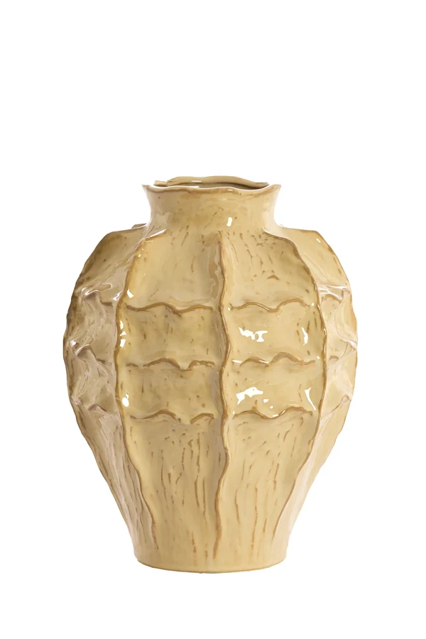 Vase deco 26x35 cm LOSETO ceramics light brown