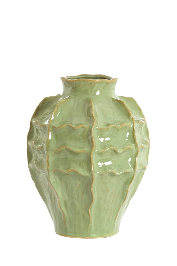 Vase deco 26x35 cm LOSETO ceramics green