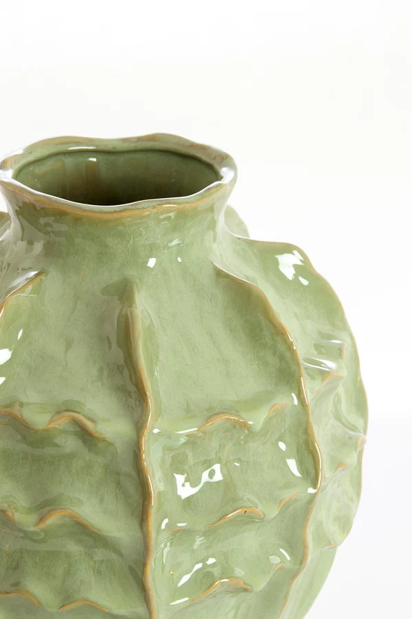 Vase deco 26x35 cm LOSETO ceramics green