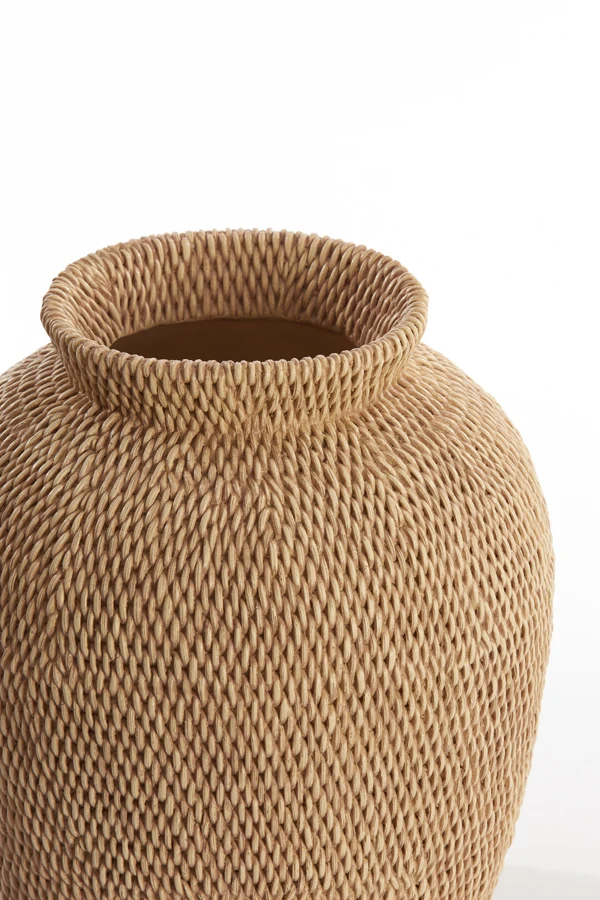 Vase deco 26x28 cm VEDELLA light brown