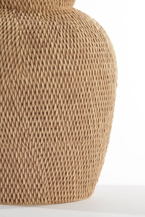 Vase deco 26x28 cm VEDELLA light brown