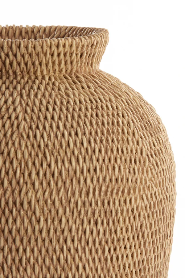 Vase deco 26x28 cm VEDELLA light brown