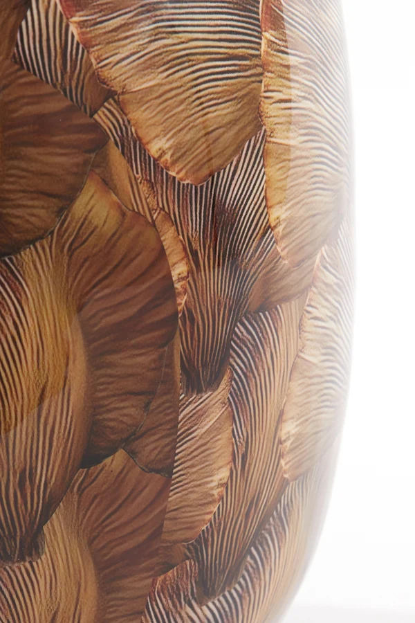 Vase deco 26x27 cm MILOS brown-light brown