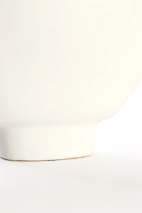 Vase deco 32x12x37 cm OZZERO ceramics white