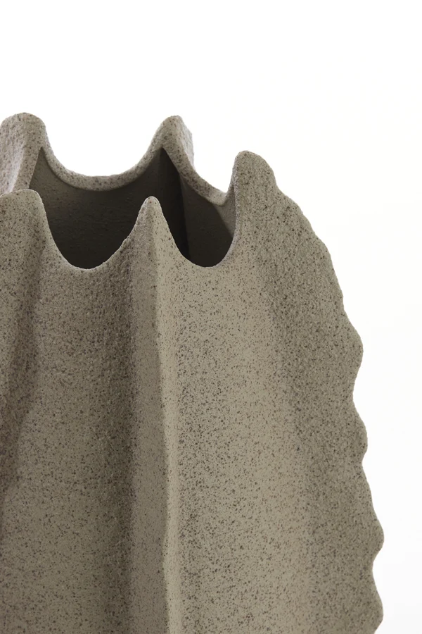 Vase deco 31x53 cm KELAPA ceramics grey green