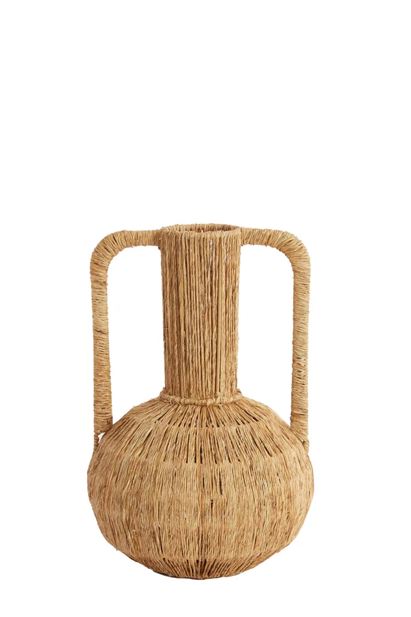 Vase deco 24x37 cm BLENZA jute natural