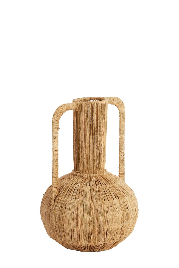 Vase deco 24x37 cm BLENZA jute natural