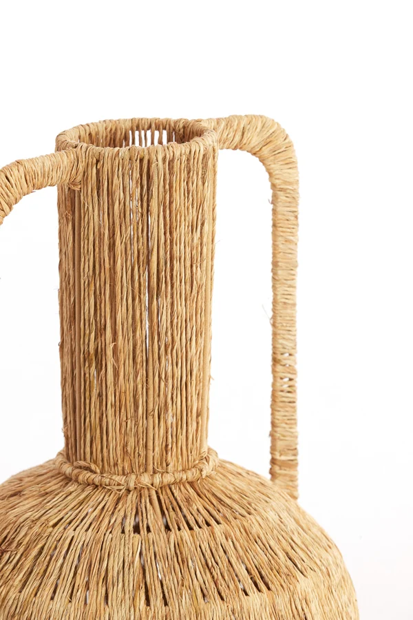Vase deco 24x37 cm BLENZA jute natural