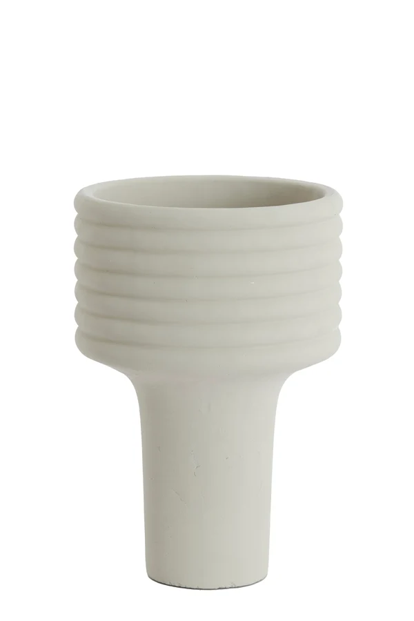 Vase deco 24x35 cm SYLVA ceramics cream
