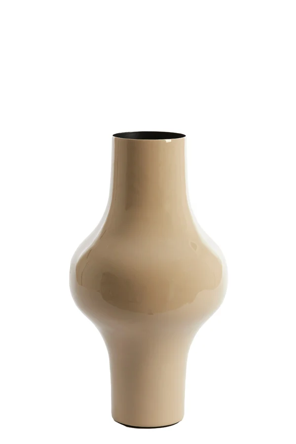Vase deco 22x40 cm SINDO shiny taupe