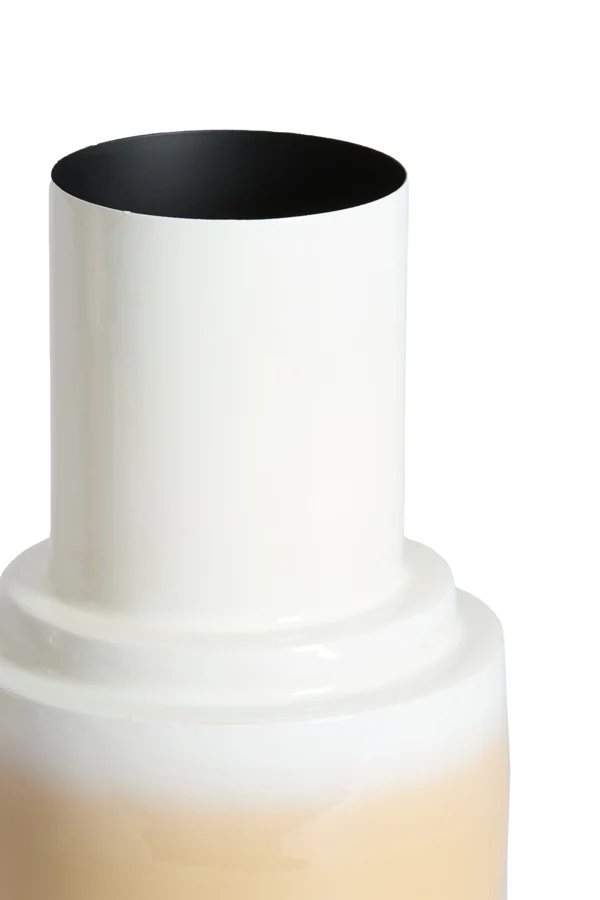 Vase deco 22x33,5 cm CARIMA cream+beige