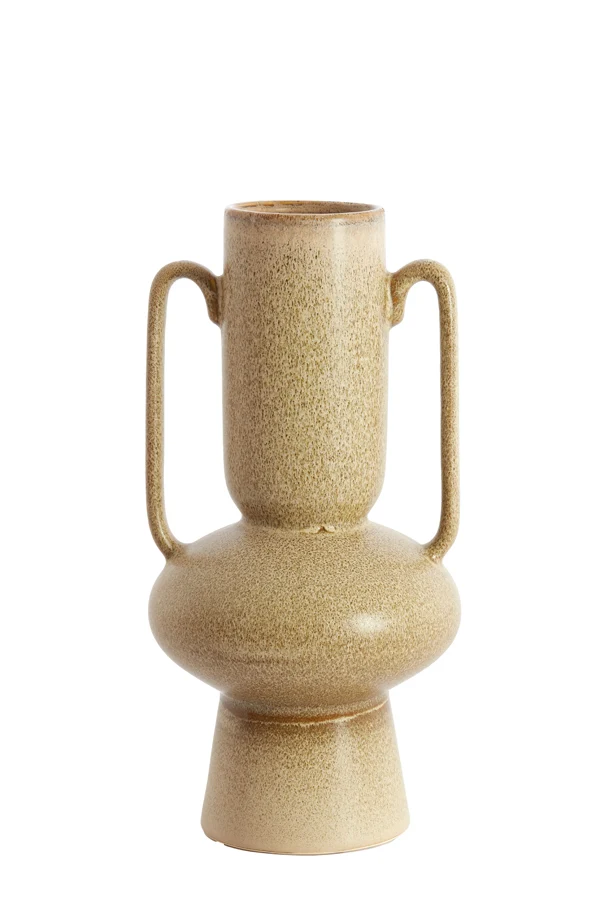 Vase deco 20x40 cm OTARU ceramics olive green