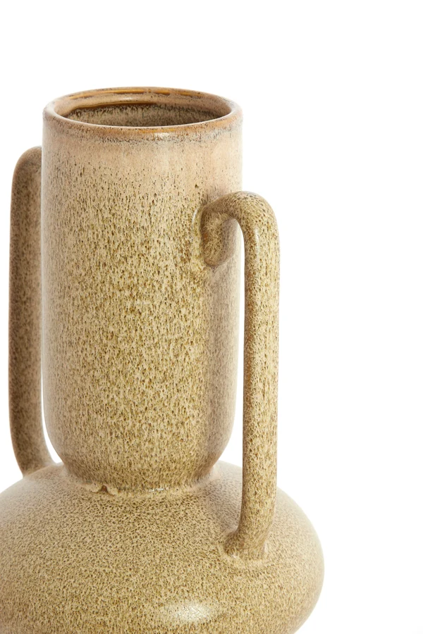 Vase deco 20x40 cm OTARU ceramics olive green