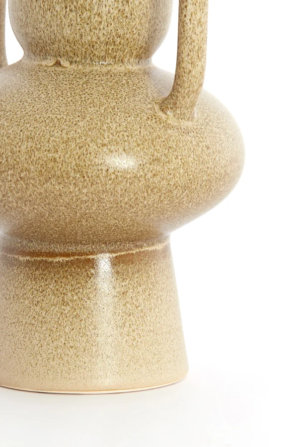 Vase deco 20x40 cm OTARU ceramics olive green