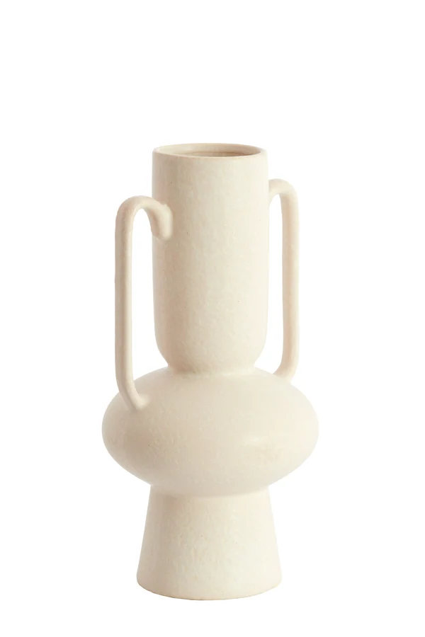 Vase deco 20x40 cm OTARU ceramics cream