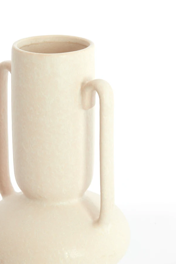 Vase deco 20x40 cm OTARU ceramics cream