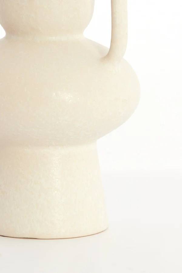Vase deco 20x40 cm OTARU ceramics cream