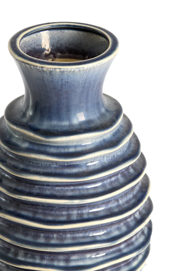 Vase deco 20x40,5 cm PREDOSA ceramics blue
