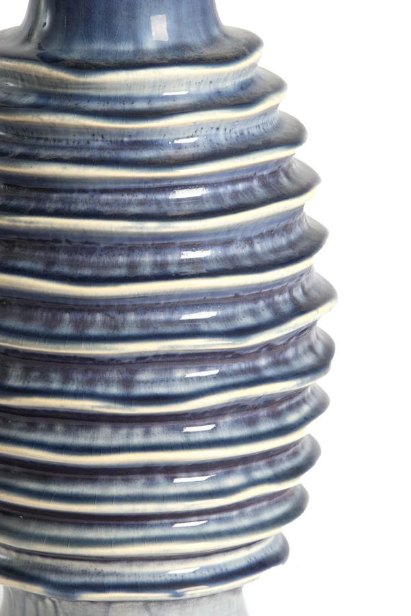 Vase deco 20x40,5 cm PREDOSA ceramics blue