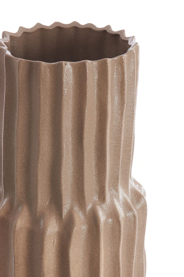 Vase deco 20,5x72,5 cm LONGA ceramics grey brown