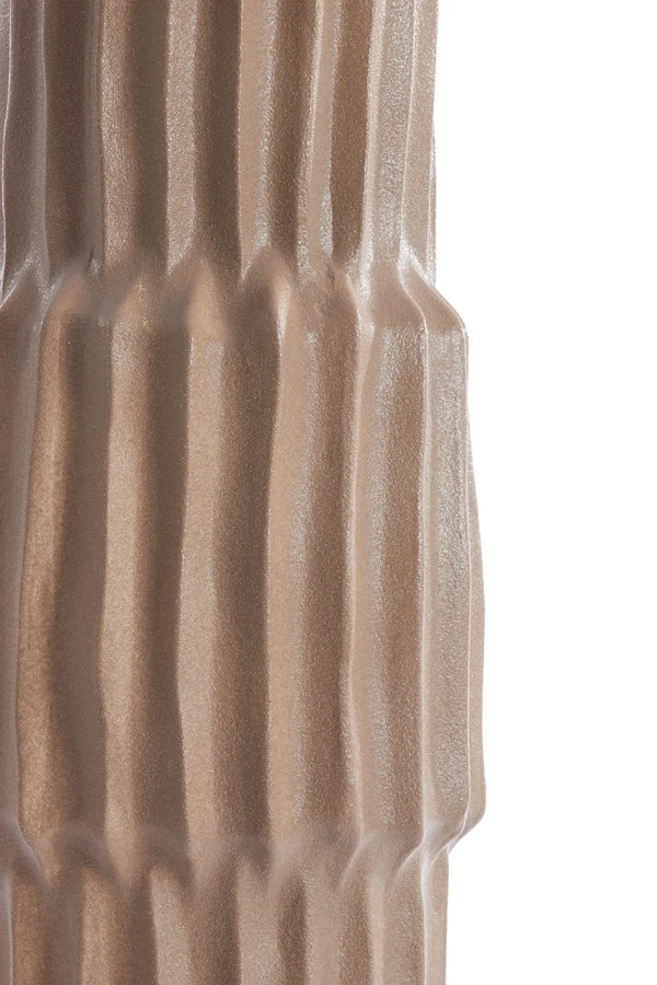 Vase deco 20,5x72,5 cm LONGA ceramics grey brown