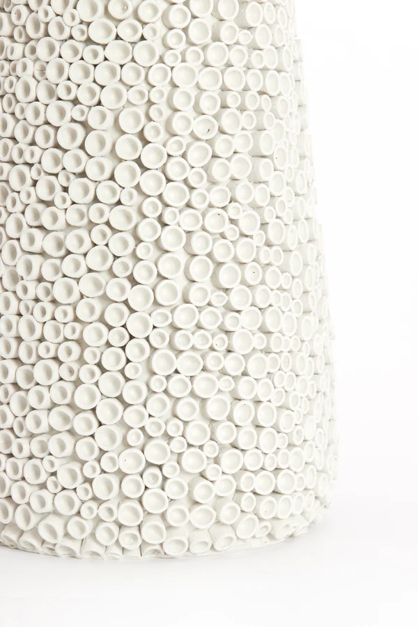 Vase deco 20,5x49 cm OLVERA cream