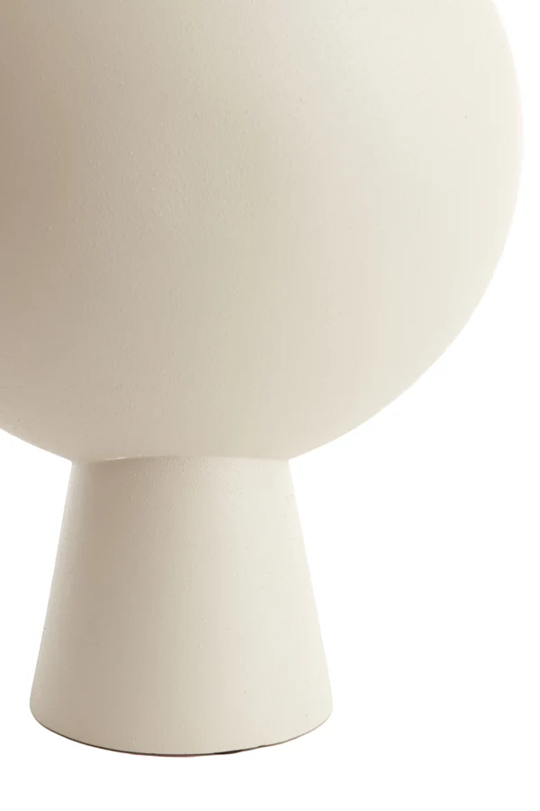 Vase deco 26x19x54 cm KAVANDU cream