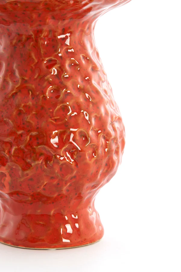 Vase deco 18x22,5 cm MUNNAR ceramics orange