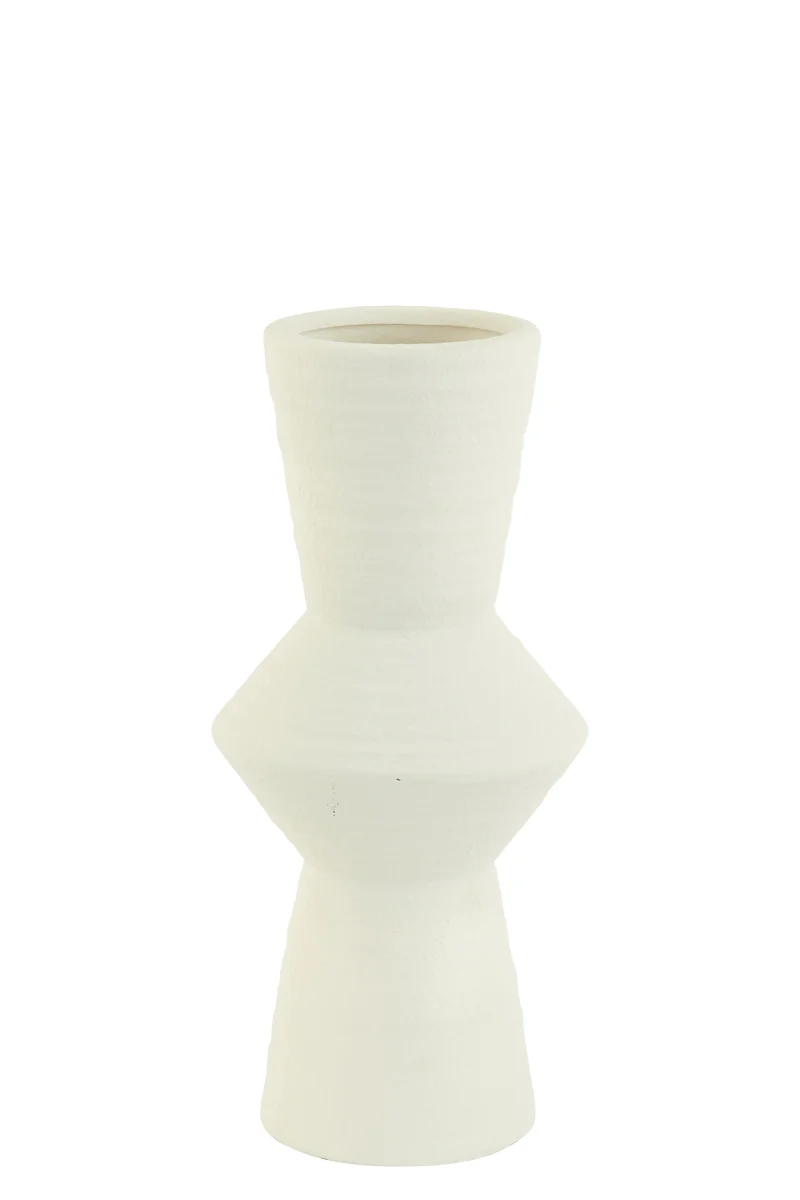 Vase deco 18,5x40,5 cm AYLA ceramics cream