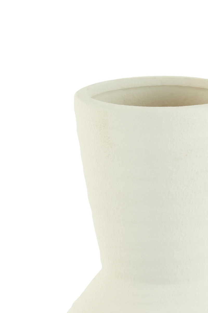 Vase deco 18,5x40,5 cm AYLA ceramics cream