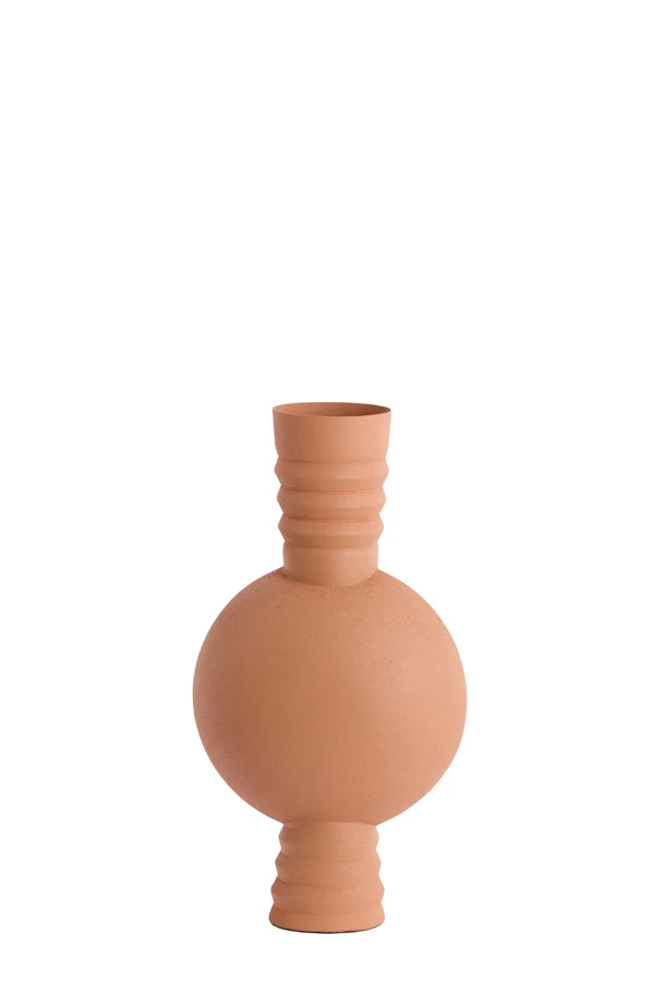Vase deco 14x40 cm KAVANSI matt terra-pink