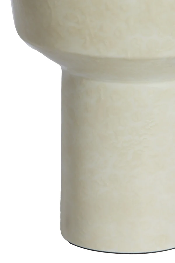 Vase deco 14x30 cm SENUMA shiny cream