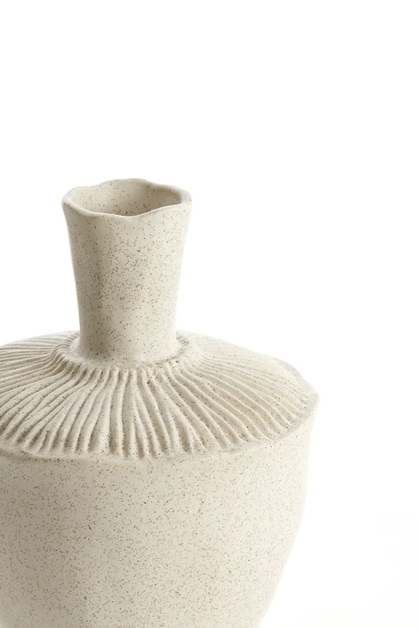 Vase deco 16x22 cm NEIRA ceramics cream