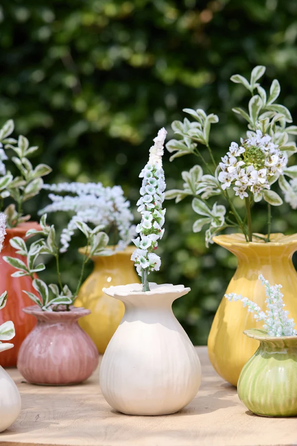 Vase deco 16x19 cm REWA ceramics cream