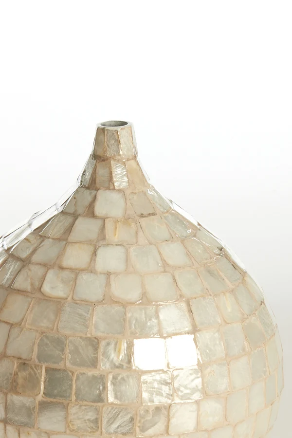 Vase deco 22x25 cm ELORZA cream