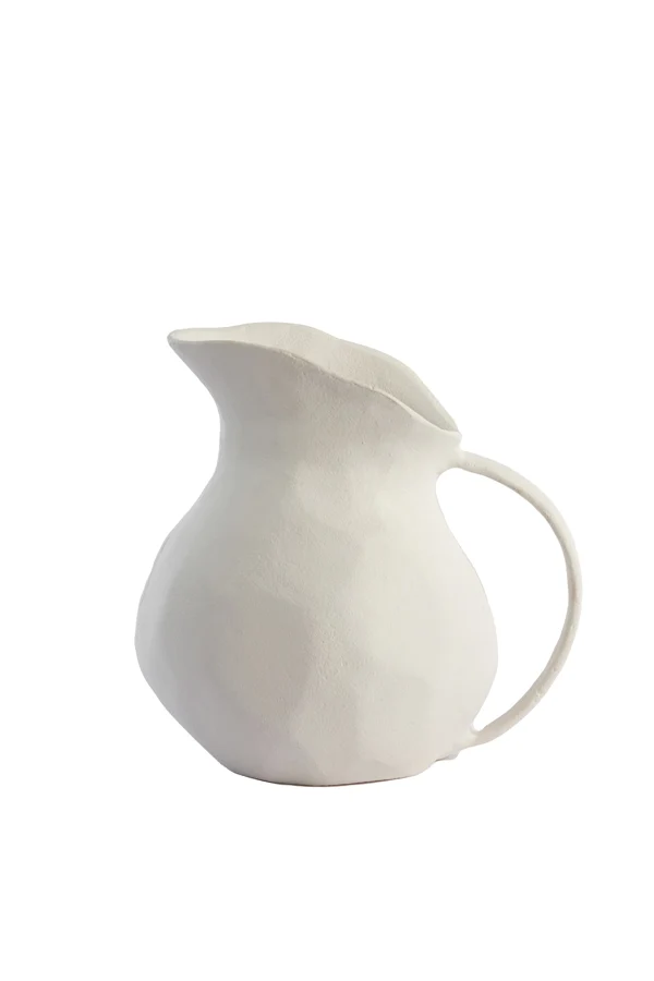 Vase deco 22x17x21 cm ALONZA cream
