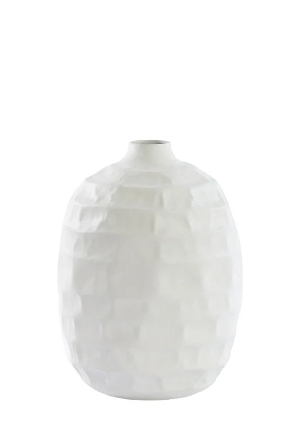Vase deco 20x30 cm TARIVA matt cream