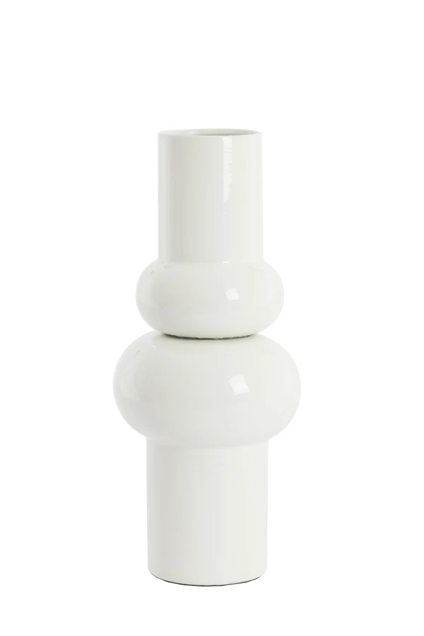Vase deco 19x43 cm IRISSA cream