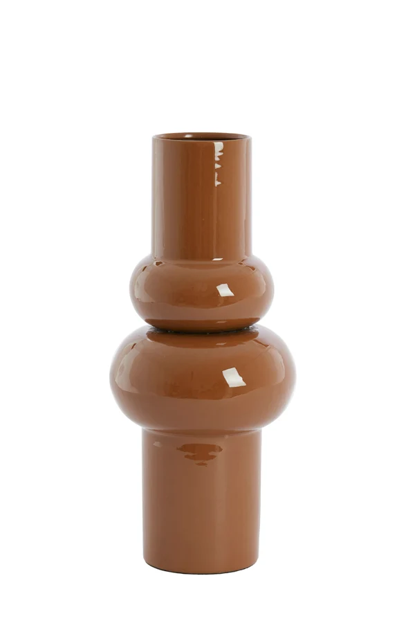 Vase deco 19x43 cm IRISSA caramel