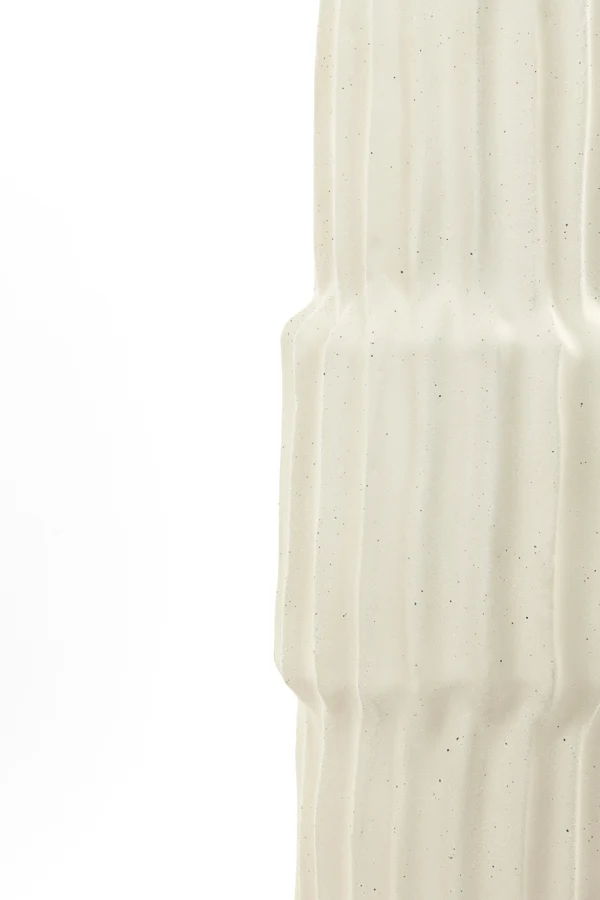 Vase deco 17x58 cm LONGA ceramics cream