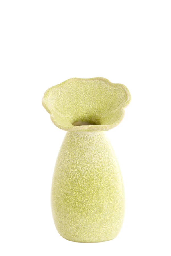 Vase deco 14x24 cm CULLA ceramics light green