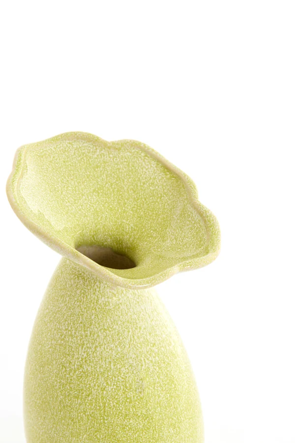 Vase deco 14x24 cm CULLA ceramics light green