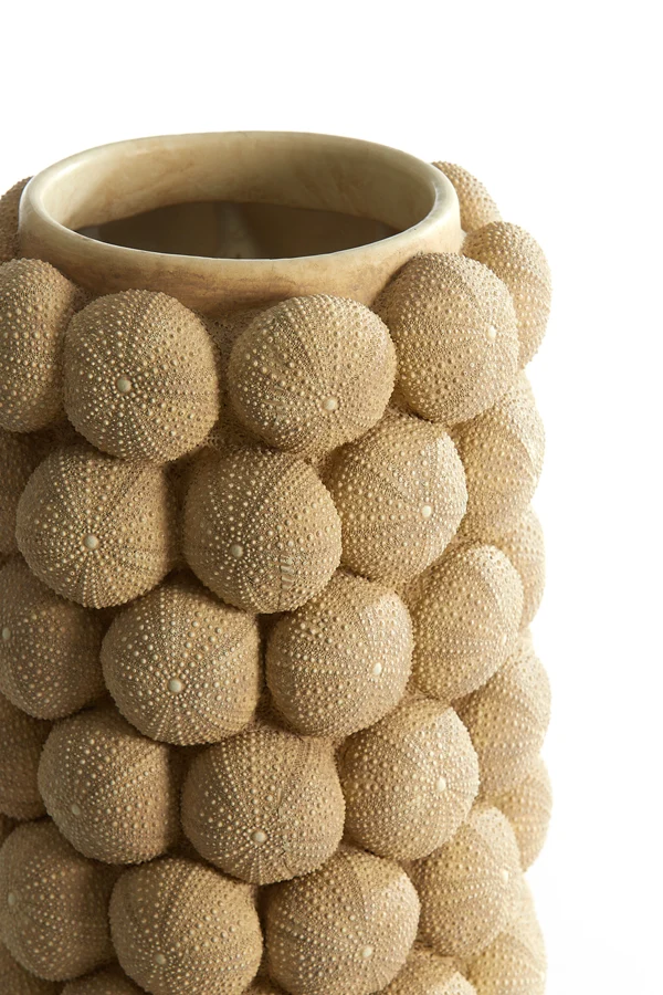 Vase deco 19x32,5 cm SEA URCHIN sand