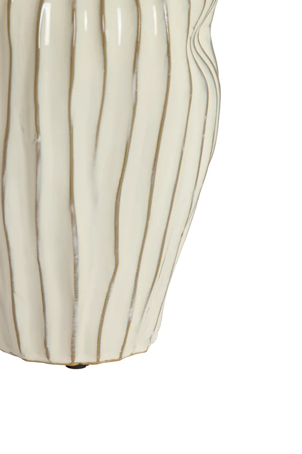 Vase deco 19x30 cm VECHHIA ceramics cream