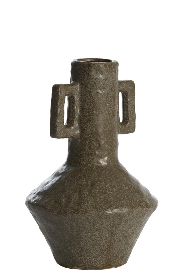 Vase deco 19x30 cm TICINO ceramics dark grey