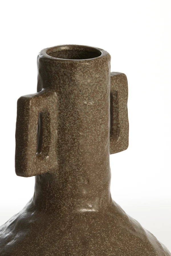 Vase deco 19x30 cm TICINO ceramics dark grey