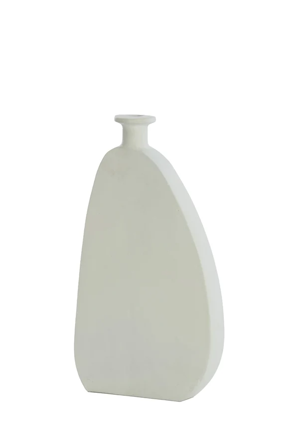 Vase deco 17x3x30 cm OBIDO cream