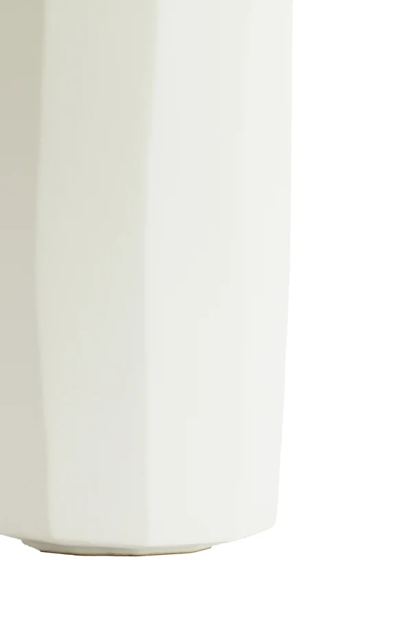 Vase deco 17x39 cm LUMIAR matt white