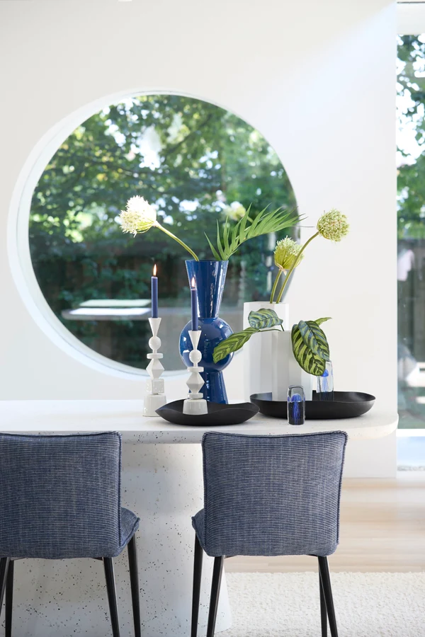 Vase deco 17x39 cm LUMIAR matt white